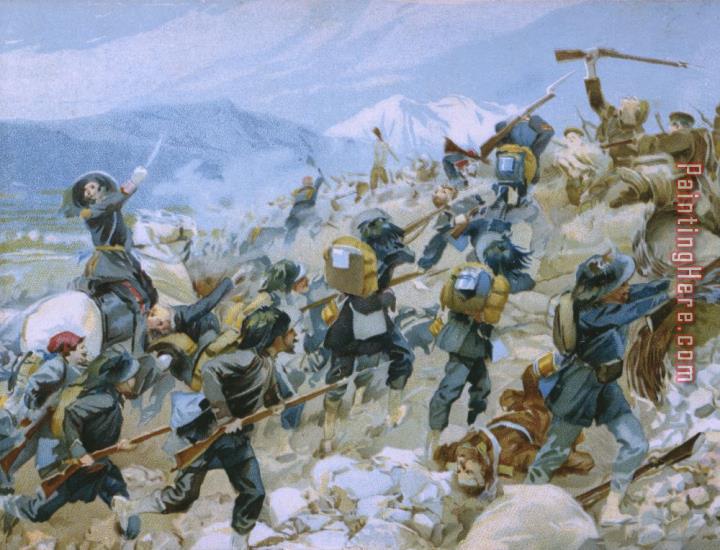 Italian School Crimean War and The Battle of Chernaya